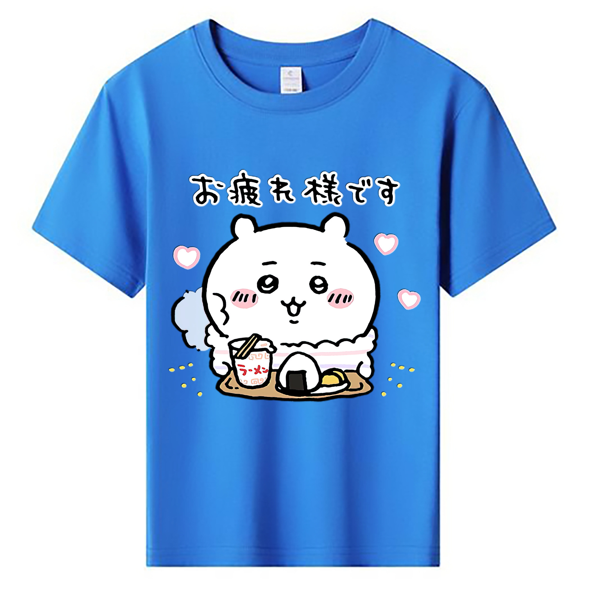 （画像用） ちいかわ ちいかわ Chii-kawa chiikawa 綿100％キッズTシャツ（フロントプリント）